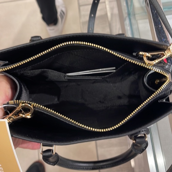 Michael Kors Sheila Small Center Zip Satchel Shoulder Crossbody Bag Non Leather - Picture 10 of 16